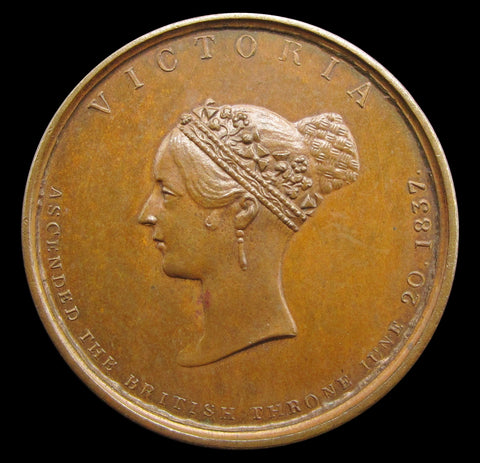 1838 Coronation Of Victoria 28mm Bronze Medal