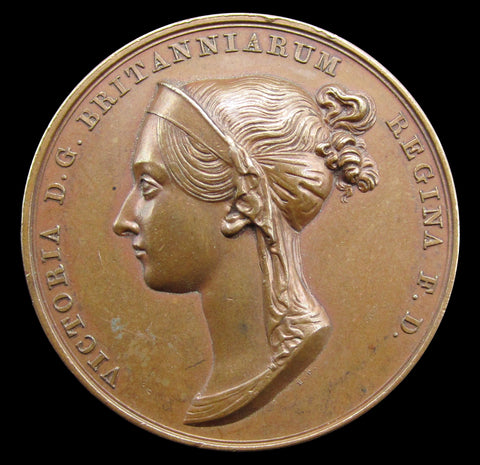 1838 Victoria Coronation Official Royal Mint Bronze Medal