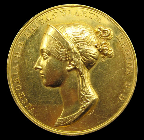 1838 Coronation Of Victoria Official Gold Medal - PCGS SP61