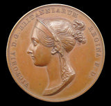 1838 Coronation Of Victoria Official Bronze Medal - Cased