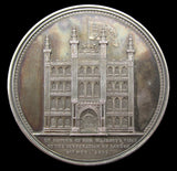 1837 Victoria Visit To The Guildhall 55mm Silver Medal - By Wyon