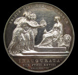 1838 Coronation Of Victoria Official Silver Medal - By Pistrucci