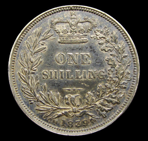 Victoria 1839 Shilling - AEF