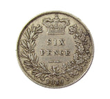 Victoria 1839 Sixpence - VF+