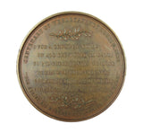 1839 Wesleyan Methodist Society 65mm Bronze Medal - By Carter