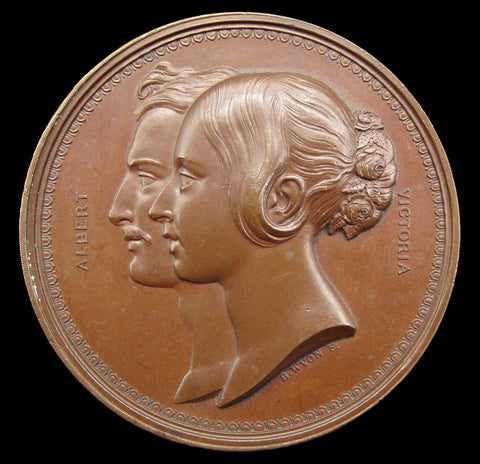 1840 Marriage Of Victoria & Albert 46mm Medal - By Wyon