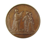 1840 Marriage Of Victoria & Albert 46mm Bronze Medal