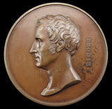 1841 Sir Benjamin Brodie 73mm Bronze Medal - By W.Wyon