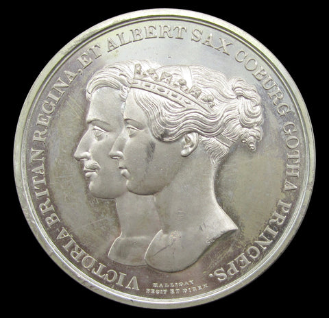 1841 Birth Of Albert Edward Prince Of Wales 54mm Medal - By Halliday