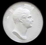 1842 Visit Of Frederick William IV Of Prussia 46mm Silver Medal - By Wyon
