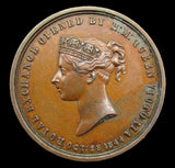 1844 Royal Exchange Opened 28mm Bronze Medal - By Wyon