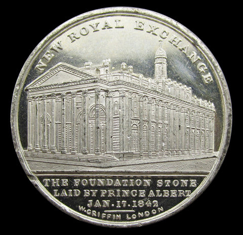 1842 Royal Exchange 'Best Sheffield Plate' 31mm WM Medal