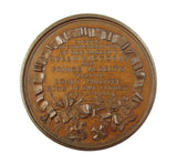 1843 Victoria Visit To France Louis Philippe 51mm Bronze Medal