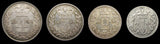 Victoria 1844 Full Maundy Set