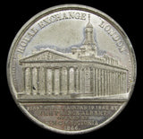 1844 Duke Of Wellington Royal Exchange 38mm Medal - By Allen & Moore