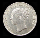 Victoria 1844 Threepence - A/UNC