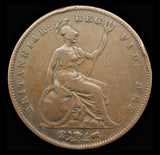 Victoria 1845 Penny - Fine