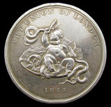 1845 Joshua Reynolds Art Union Of London 58mm Silver Medal - By Stothard