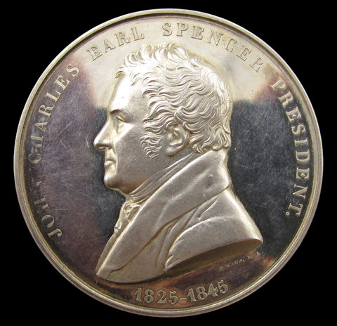 1845 Smithfield Club 49mm Silver Medal - By Wyon