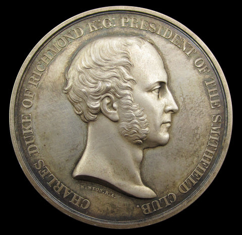 1845 Smithfield Club 49mm Silver Medal - By Wyon