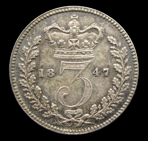 Victoria 1847 Threepence - GEF