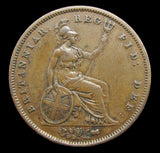 Victoria 1847 Penny - No Colon 'Pattern' - GVF