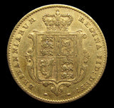Victoria 1848/7 Half Sovereign - VF
