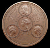1849 Opening Of The Coal Exchange 89mm Cased Medal - By Wyon