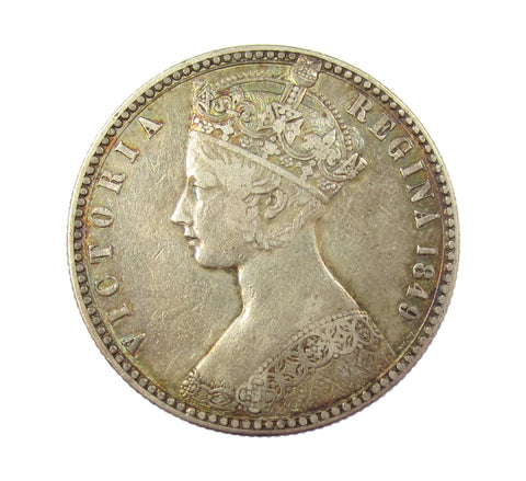 Victoria 1849 Godless Florin - NVF