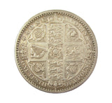 Victoria 1849 Godless Florin - EF