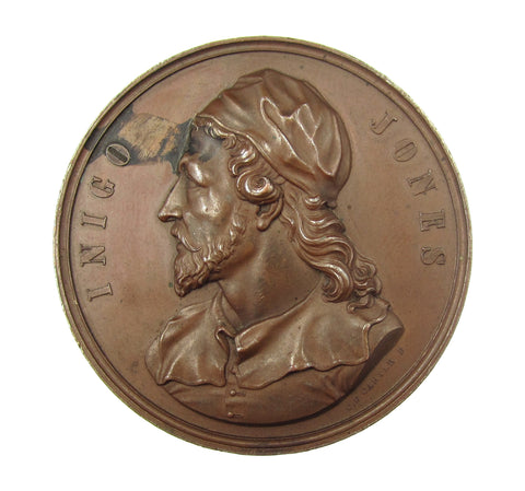 1849 Inigo Jones Art Union Of London 54mm Bronze Medal