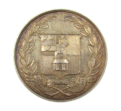 1849 Worcester Regatta Scratch Match 38mm Silver Medal