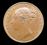 Victoria 1849 Farthing - GEF