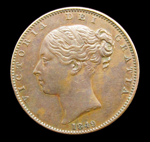 Victoria 1849 Farthing - NEF