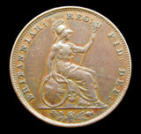Victoria 1849 Farthing - NEF