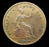 Victoria 1849 Penny - aVF