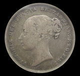 Victoria 1850 Shilling - NGC F12