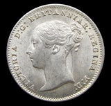 Victoria 1850 Threepence - EF