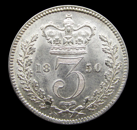 Victoria 1850 Threepence - EF