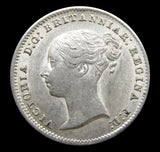 Victoria 1850 Threepence - EF