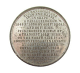 1851 Great Exhibition 38mm White Metal Medal - By Allen & Moore