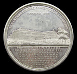 1851 Great Exhibition 51mm White Metal Medal - By Allen & Moore