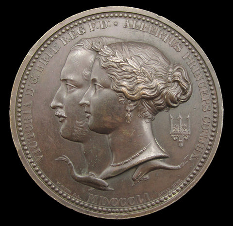 1851 Great Exhibition 77mm Prize Medal - By Wyon