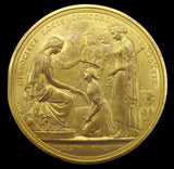 1851 Great Exhibition Prize Medal By Wyon - Gilt Uniface Cliche