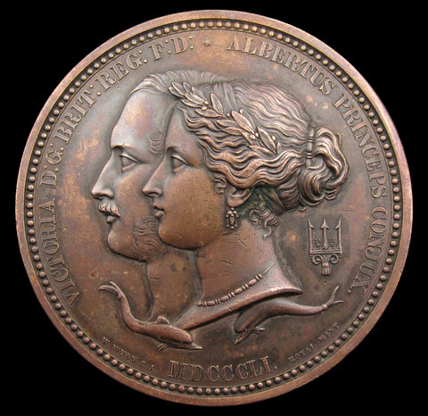 1851 Great Exhibition 64mm Juror's Medal - By Wyon