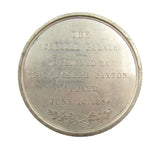 1854 Crystal Palace 'Paxton' 64mm White Metal Medal - By Wyon