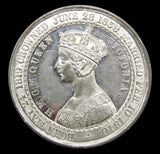 1851 Great Exhibition 38mm White Metal Medal - By Allen & Moore