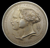 1851 Great Exhibition Prize Medal By Wyon - Struck In White Metal