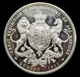 1851 Great Exhibition 38mm White Metal Medal - By Taylor