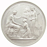 1851 Great Exhibition Prize Medal By Wyon - Struck In White Metal